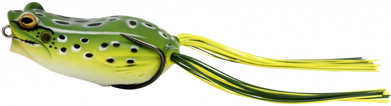 Savage Gear Hop Popper Frog - 2-3/4in - Green Leopard