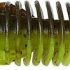 Savage Gear Ned Dragontail Slug - 3in - Green Pumpkin Chartreuse