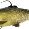 Savage Gear Pulse Tail Baitfish RTF Swimbait - Black and Gold