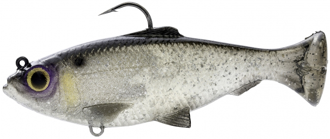 Savage Gear Pulse Tail Baitfish RTF Swimbait - Silver Black Back