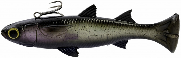 Savage Gear Pulse Tail Mullet FS LT Swimbait - 6in - Dark Mullet