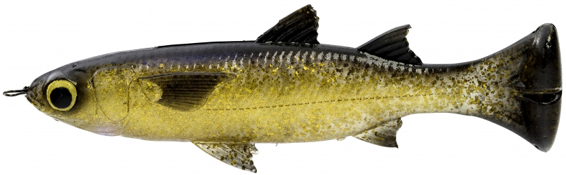 Savage Gear Pulse Tail Mullet LB Swimbait - 4in - Golden Mullet