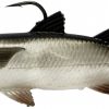 Savage Gear Pulse Tail Mullet RTF Swimbait - 4in - White Mullet