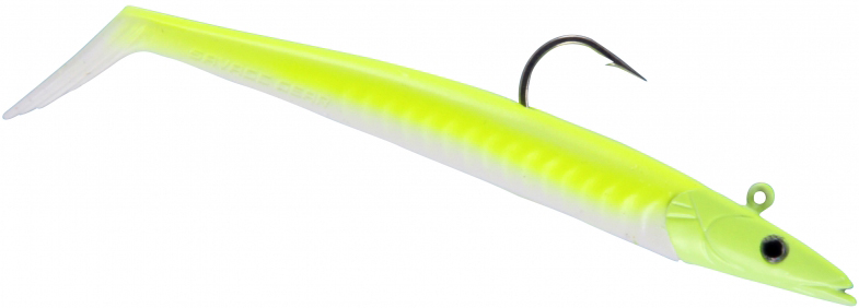 Savage Gear Sand Eel - 5in - Chartreuse White - SE-J125 Chartreuse White