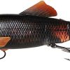 Savage Gear Sucker Swimbait - 12in Moderate Sink - Black Orange Flash