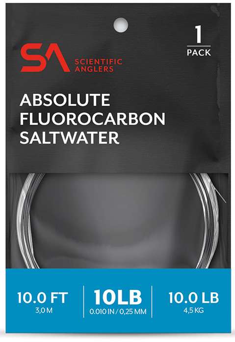 Scientific Anglers Absolute Fluorocarbon Saltwater Leader 10ft - 12lb