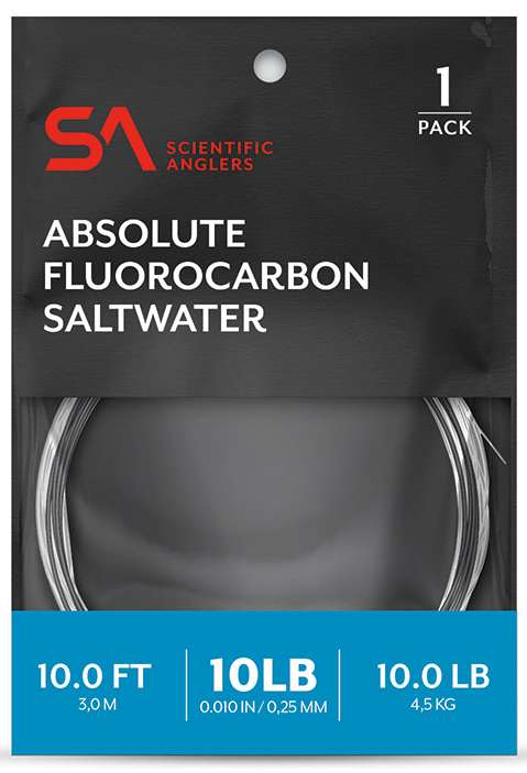 Scientific Anglers Absolute Fluorocarbon Saltwater Leader - 10ft