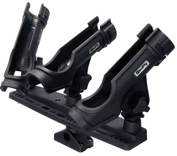 Scotty 256 Triple Rod Holder w/ 230 Power Lock Rod Holders