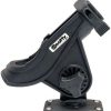 Scotty 281-BK Bait Caster/Spinning Rod Holder w/ 244 Flush Deck Mount