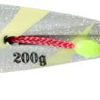 Sea Falcon Drain Inchiku Jig - 200g - Lightning Glow Silver