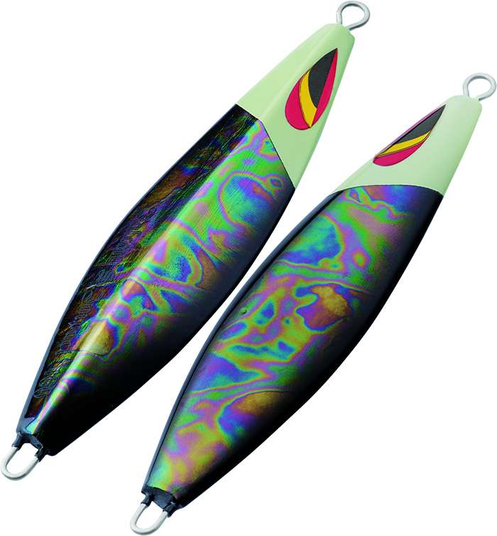 Sea Falcon S Impact Jig - 120g - Black Abalone Holo Glow