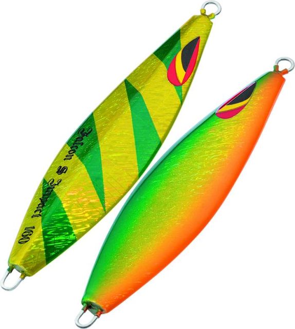 Sea Falcon S Impact Jig - 120g - Gold Lightning Green