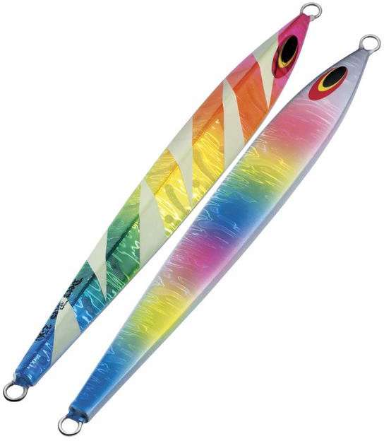 Sea Falcon Z Slow Deep Neo Jig - 200g - Lightning Glow Rainbow