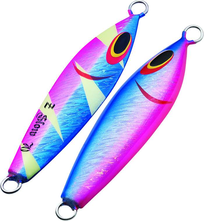 Sea Falcon Z Slow Jig - 120g - Lightning Glow Blue Pink