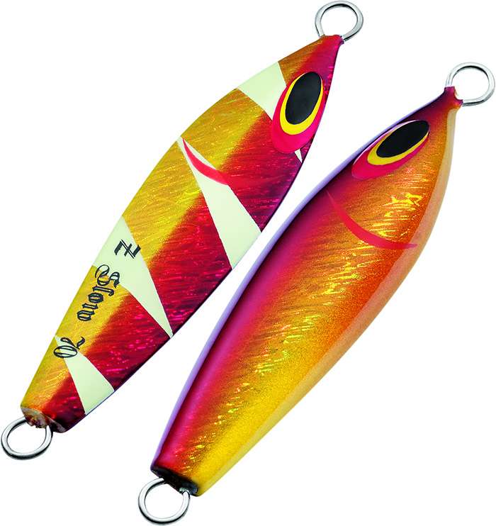 Sea Falcon Z Slow Jig - 120g - Lightning Glow Red Gold