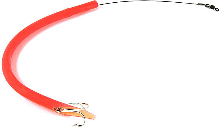 Sea Striker Standard Cuda Tube 12" Fluorescent Red - CT12 Fluorescent Red