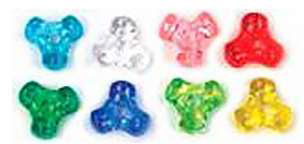 Sea Striker TRI Tri-Beads 50 Pack TRI-CL Clear