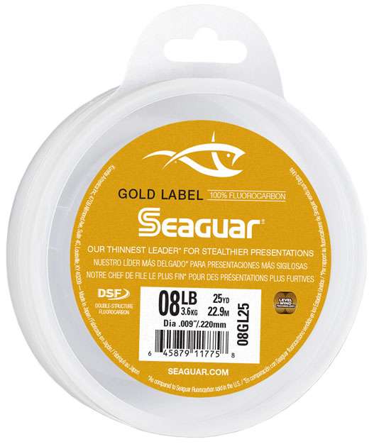 Seaguar Gold Label Fluorocarbon Leader - 10lb - 25yds