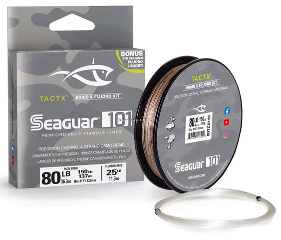Seaguar TactX Braid - 150yd - 80lb