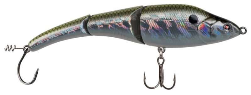 Sebile Magic Swimmer Lure - 9in Slow Sinking Holo Greenie