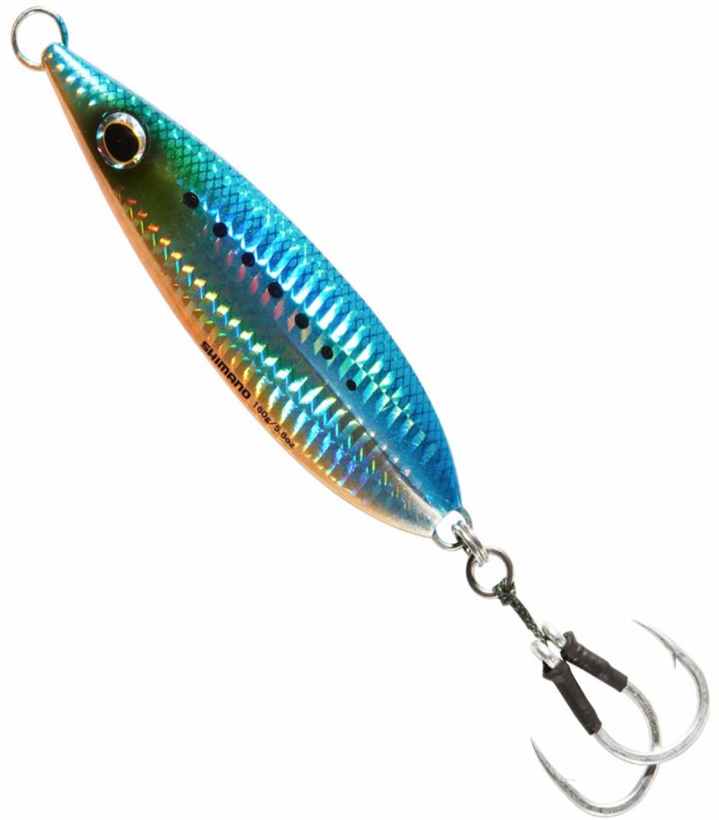 Shimano BFLFF100 Butterfly Flat-Fall Jigs 100g BS Blue Sardine - BFLFF100 BS Blue Sardine