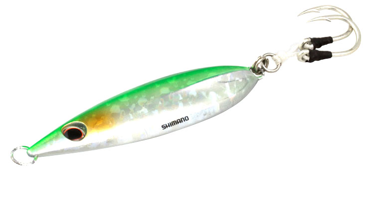 Shimano BFLFF160 Butterfly Flat-Fall Jigs 160g GS Green Silver