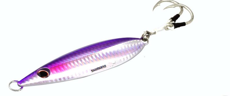 Shimano BFLFF160 Butterfly Flat-Fall Jigs 160g PS Purple Silver