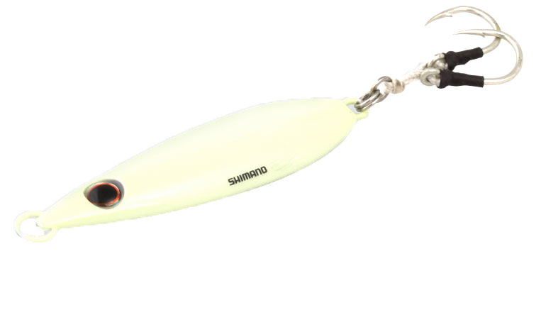 Shimano BFLFF160 Butterfly Flat-Fall Jigs 160g SG Super Glow