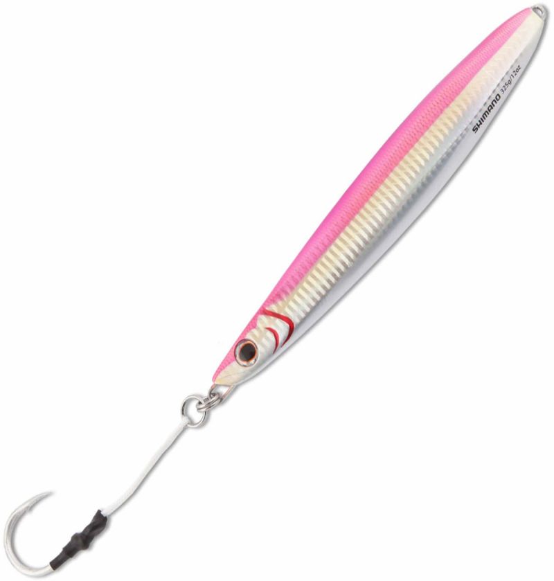 Shimano BFLFS112 Butterfly Flatside Jig - 112g Pink Silver