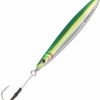 Shimano BFLFS140 Butterfly Flatside Jig - 140g Green Silver