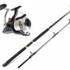 Shimano BTR8000OC Baitrunner OC Reel / Ande ATS-5701A MH Spin Combo