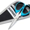 Shimano Brutas Silver Nickel 5in Braid Scissors w/ Sheath