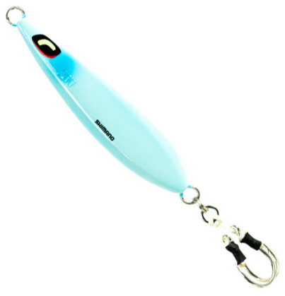 Shimano Butterfly Wing-Fall Jig - 130g - Blue Glow