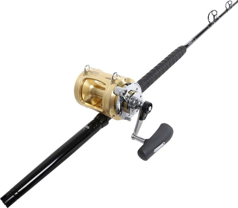 Shimano Tiagra 50WLRSA / TackleDirect Platinum Hook Standup Combo - TDPS645080WTSIN / 50WLRSA