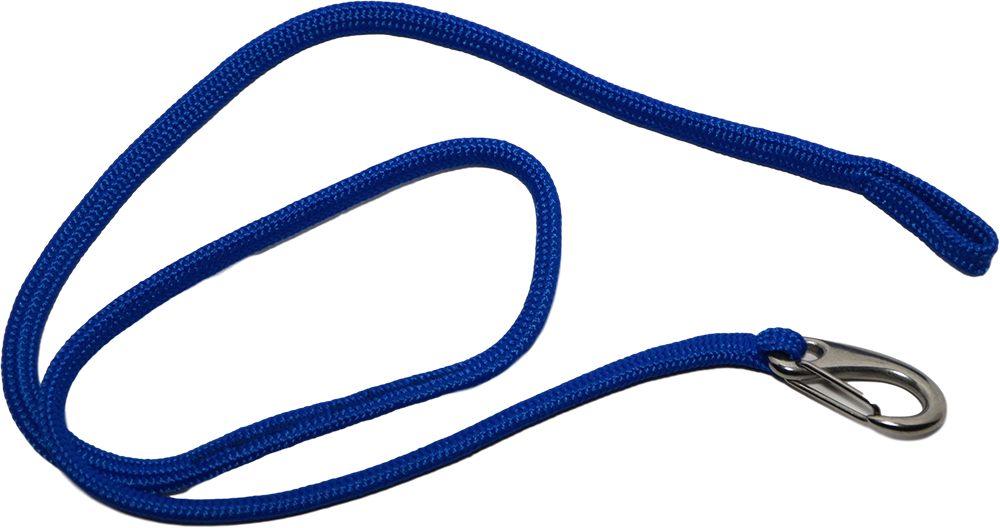 Smitty's Belts SafClip Safety Rope w/ Single Clip - Blue - 3ft