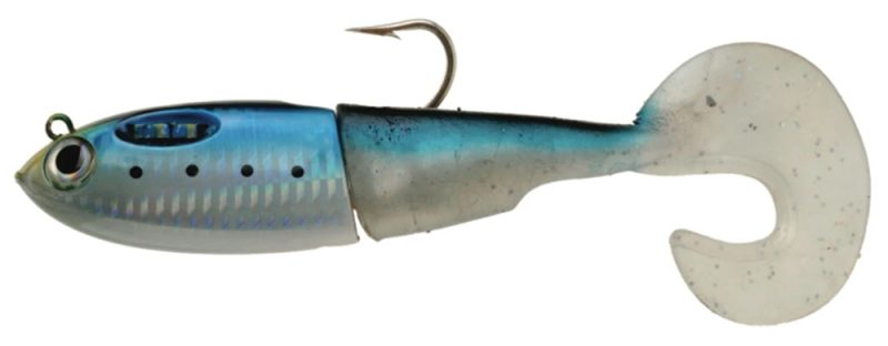 SpoolTek Fat Curly - 6in - XH - Blue Sardine