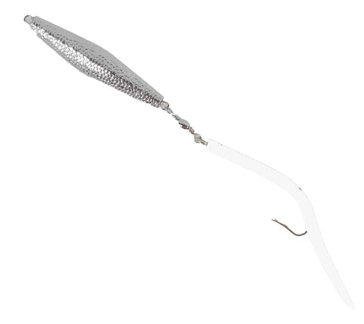 Sportfish Products Hammered Silver Jig - 1oz - White