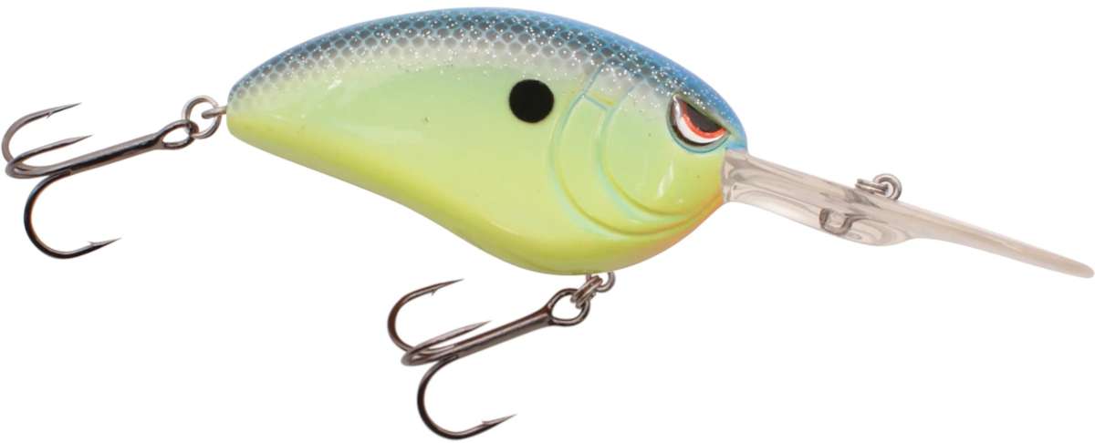 Spro John Crews Little John DD 70 Crankbait - Chartreuse Blue