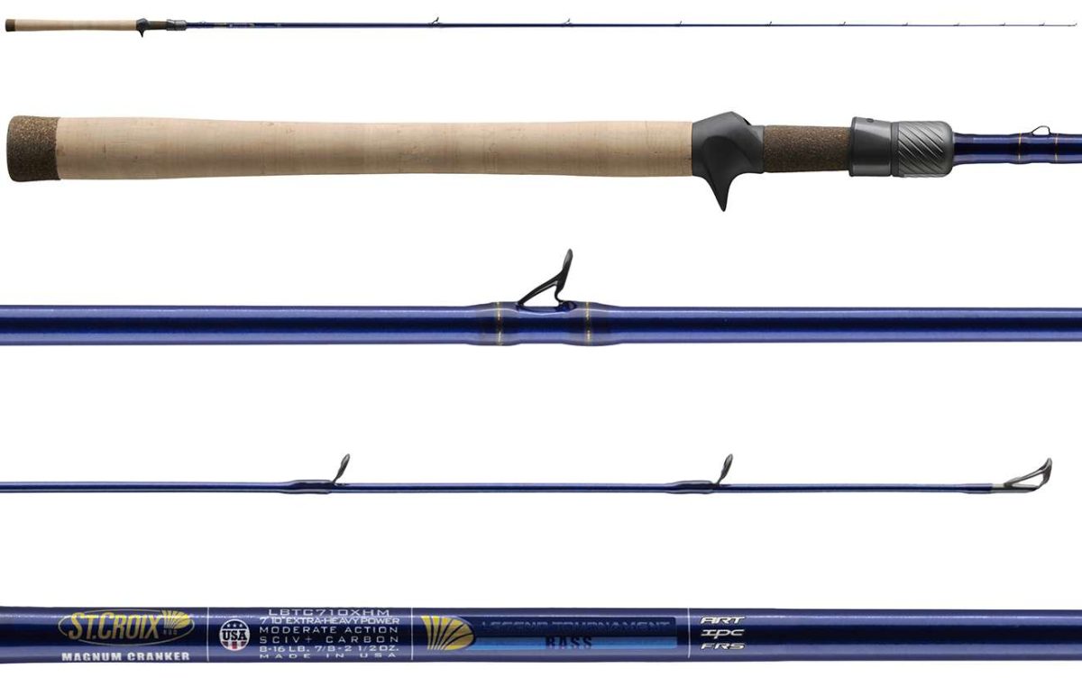 St. Croix Legend Tournament Bass Casting Rod - LBTC710XHM