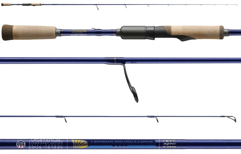 St. Croix Legend Tournament Bass Spinning Rod - LBTS71MF