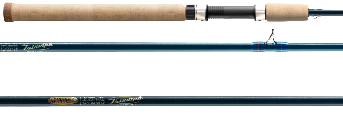 St. Croix Triumph Salmon Steelhead Spinning Rod - TRSS106ULS2