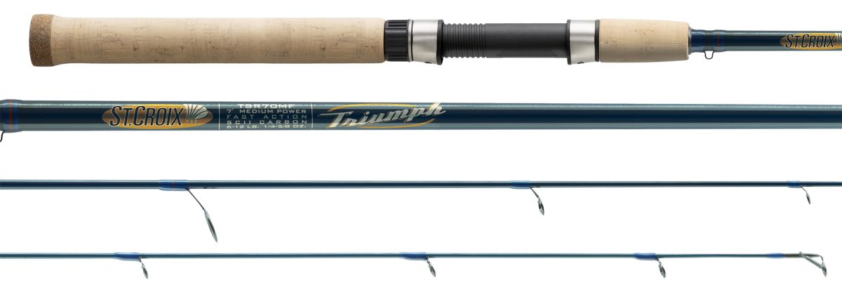 St. Croix Triumph Spinning Rod - 6 ft. 6 in. - TSR66MLF
