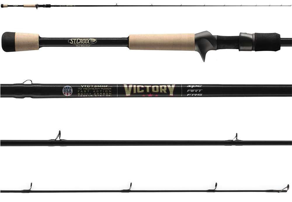 St. Croix Victory Bass Casting Rod - VTC711HMF