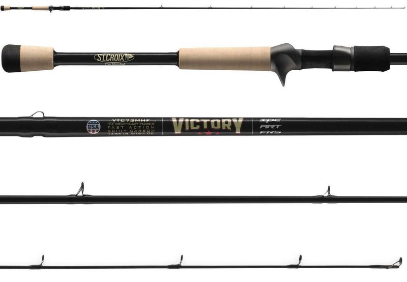 St. Croix Victory Bass Casting Rod - VTC72MHMF