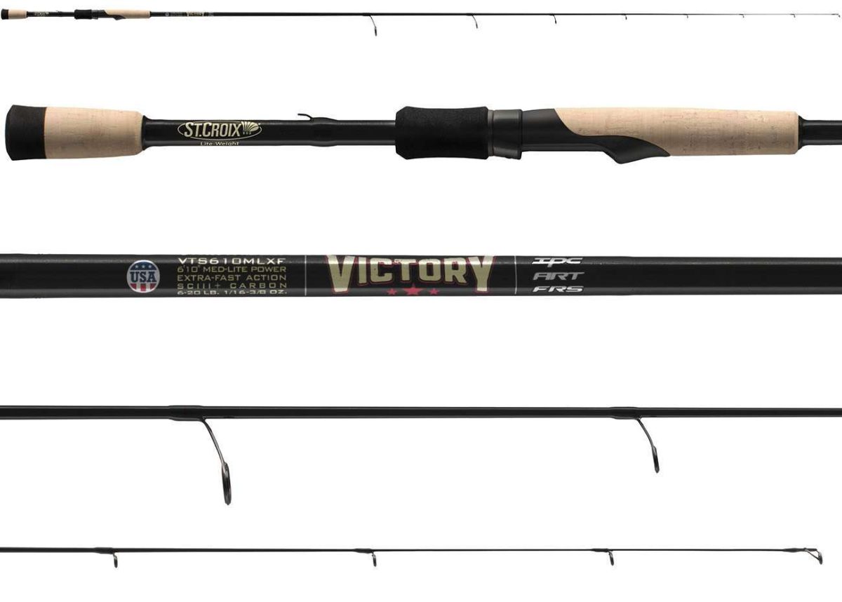 St. Croix Victory Bass Spinning Rod - VTS68MXF