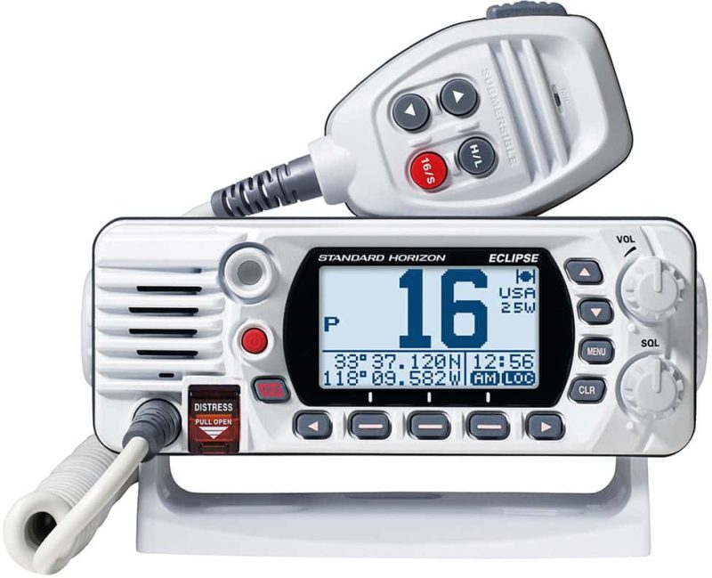 Standard Horizon Fixed Mount VHF w/ GPS - White - GX1400GW