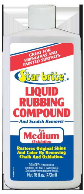 Star Brite Liquid Rubbing Compound For Medium Oxidation - 16 oz.