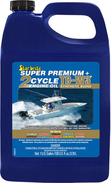 Star Brite Super Premium 2-Cycle Engine Oil TC-W3 - 1 Gallon - 19200