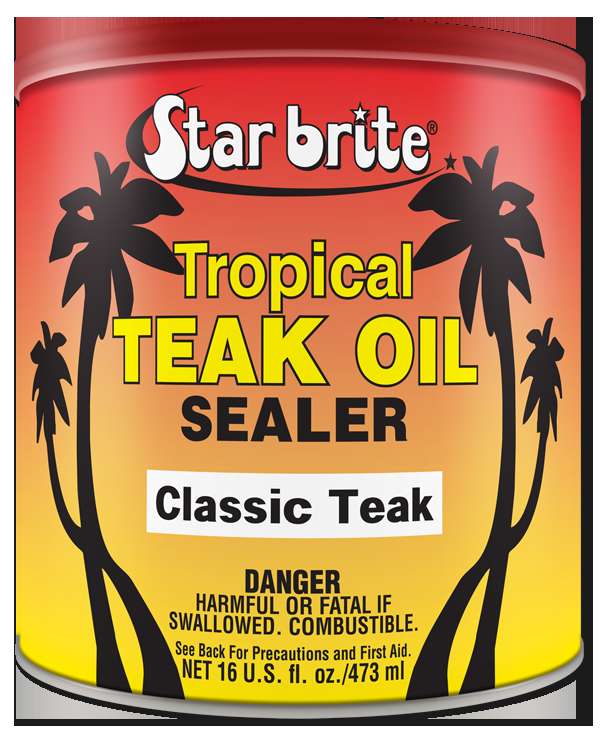 Star Brite Tropical Teak Oil/Sealer - Classic - 16 oz.