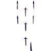 Sterling Tackle 18in Chaos Bar w/ 9in Bulb Squid - Purple/Black